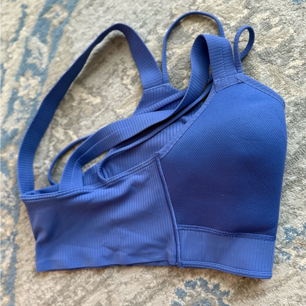 Lululemon Like a Cloud Ribbed Longline Bra *Light Support, D/DD Cup Wild Indigo - Picture 9 of 11